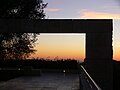 Los Angeles - Getty Center - GRI - arch sunset.JPG