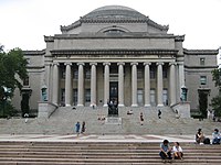 Low Library, the Neoclassical centerpiece of the Columbia University campus