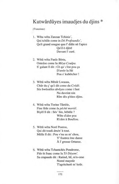 File Lucien Mahin Kutwarduyes Imaudjes Du Djins 1994 Trans Lucien Leonard In Les Cahiers Wallons 57e Annee P 172 173 Djvu Wikimedia Commons