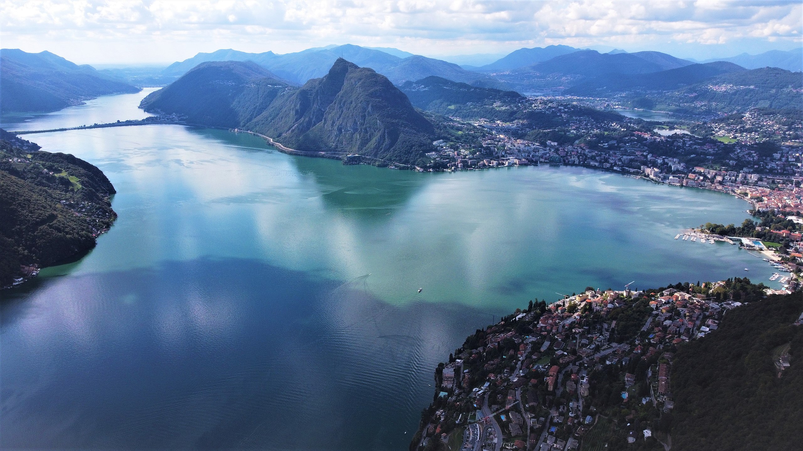 Lugano, Switzerland. 29th Nov, 2020. General view of Monte Bré