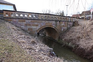 Röthen river in Germany