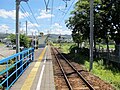 顔戸駅プラットホーム