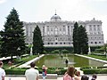 הארמון המלכותי במדריד - מבט מגני סבטיני