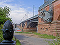 Vista del puente desde el distrito Mainz-Kastel