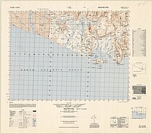 Топографическая карта окрестностей города Вик, 1951 г.