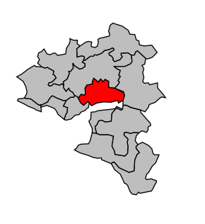 Kanton na mapě arrondissementu Saint-Nazaire