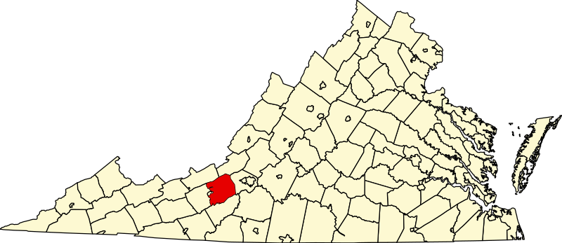 File:Map of Virginia highlighting Montgomery County.svg