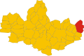 Collocatio finium municipii in Provincia Modiciensi et Brigantina.