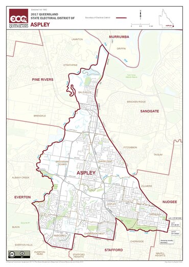 Map of the electoral district of Aspley, 2017.pdf
