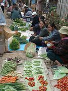 A market in Luang Prabang.