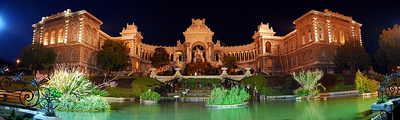 File:Marseille Palais Longchamp At Night JD 22052007.jpg