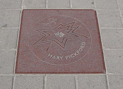 Pickford's star on the Walk of Fame in Toronto