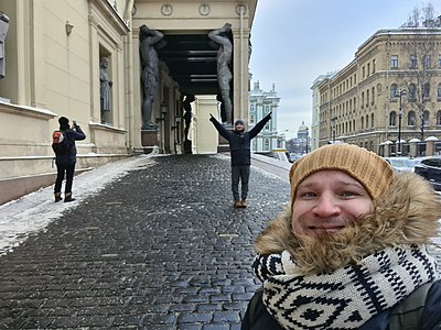 Meetup and city tour in Saint Petersburg 10.01.2022, Millionaya Street.jpg