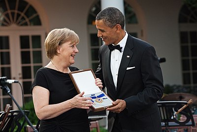 List of awards and honours received by Angela Merkel