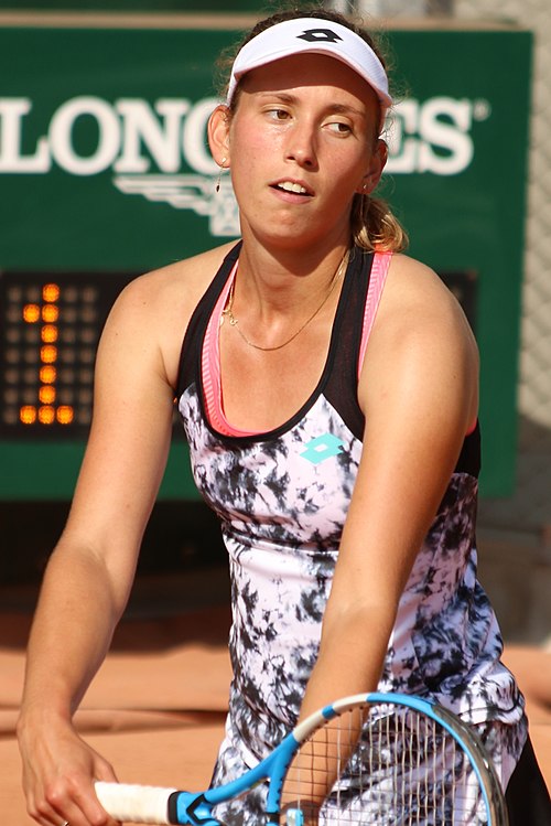 Mertens at the 2018 French Open