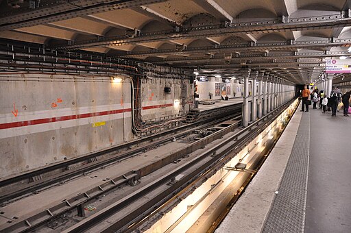 Metro de Paris - Ligne 4 - Porte d'Orlans - Travaux de prolongement 2