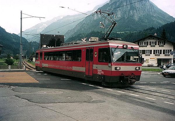 Meiringen-Innertkirchen-Bahn in Innertkirchen.