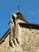 Chambre de défense de l'église fortifiée.