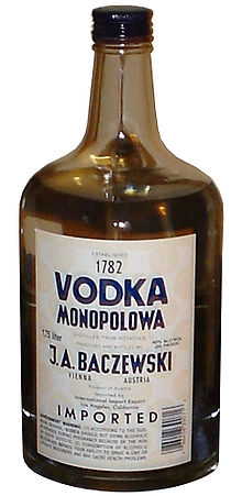 [1] eine Flasche Wodka