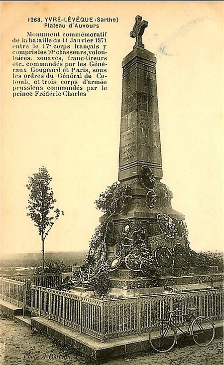 Monument Auvours Yvré Léveque