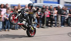 motocycle stunt