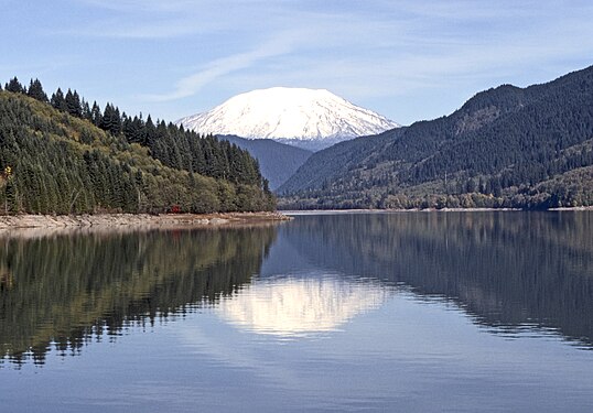 Mt. St. Helens Volcano-Washington State, USA.