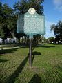 Historical marker about Sims Park in New Port Richey, Florida