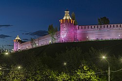 Pohled na Nižněnovgorodský kreml