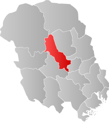 Seljord - Carte