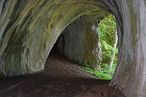 11. Platz: MSeses mit Die Höhle Große Scheuer am Berg Rosenstein im Naturschutzgebiet Rosenstein (NSG 1.086) im Ostalbkreis, Baden-Württemberg
