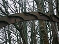 Detail of the cast iron waterwheel.