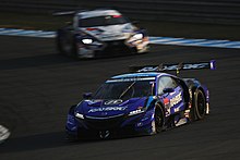 Team Kunimitsu won their first Super GT titles in 2018 with Naoki Yamamoto and Jenson Button. No.100 RAYBRIG NSX-GT.jpg