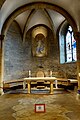 Norman Chapel at Tewkesbury Abbey in Tewkesbury, Gloucestershire.