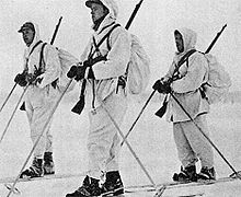 Norwegian volunteers somewhere in Northern Finland Norwegian Winter War Volunteers.jpg