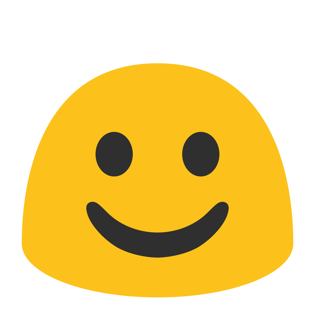 smiley emoji helps to reassure intention