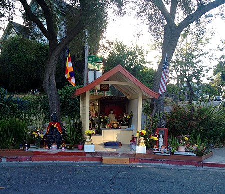 Oakland Buddha shrine