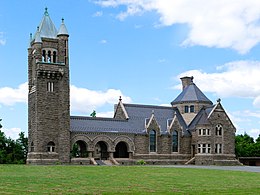 Earl Memorial Chapel and Crematorium, Oakwood Cemetery, Troy, 1888 OakwoodChapel.jpg