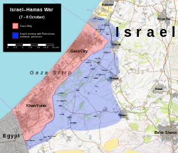 Gazan Sota 2023–: Tausta, Sodan kulku, Rinnakkaistapahtumat