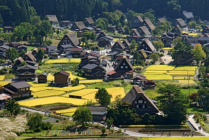 白川郷の合掌造り集落（荻町）, 岐阜県白川村