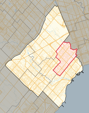 Provincial Electoral District Mississauga East—Cooksville