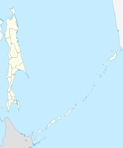 萨哈林岛亚历山德罗夫斯克在薩哈林州的位置