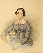 Portrait de la princesse Alexandra Alexandrovna Galitzine (vers 1845)