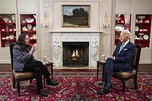 Richardson interviewing President Joe Biden in February 2022 P20220225AS-2386 (51988872906).jpg