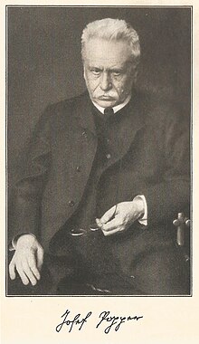 Portrait de Josef Popper (alias Josef Popper-Lynkeus), vers 1916-1917.