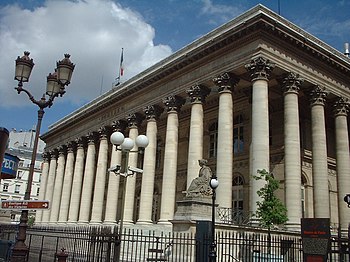 Palacio Brongniart de París, Francia