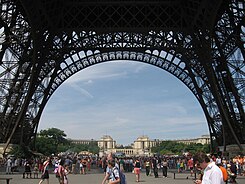 El Palais de Chaillot visto desde la Torre Eiffel