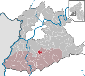 Poziția ortsgemeinde Paschel pe harta districtului Trier-Saarburg