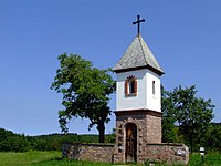 Bell tower on the Mecsek Mountains