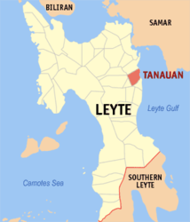 Tanauan - Carte