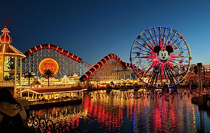 Cómo llegar a Disney California Adventure Park en transporte público - Sobre el lugar